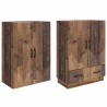 Ensemble de Meubles 2 pcs Bois ancien Bois d'ingénierie 615309615309