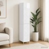 Ensemble de Meubles 2 pcs Blanc brillant Bois d'ingénierie 615310615310
