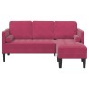 Ensemble de Canapés avec coussin Bordeaux Polyester 615325615325