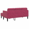 Ensemble de Canapés avec coussin Bordeaux Polyester 615325615325
