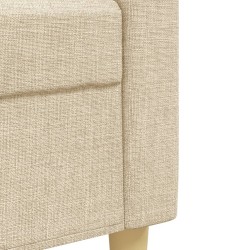 Ensemble de canapés 2 pcs crème tissu 615329615329