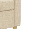 Ensemble de canapés 2 pcs crème tissu 615329615329