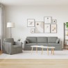 Ensemble de Canapés 2 pcs Gris clair 228 x 78 x 80 cm Velours 615336615336