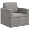 Ensemble de Canapés 2 pcs Gris clair 228 x 78 x 80 cm Velours 615336615336