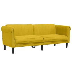 Ensemble de canapés 2 pcs jaune velours 615338615338