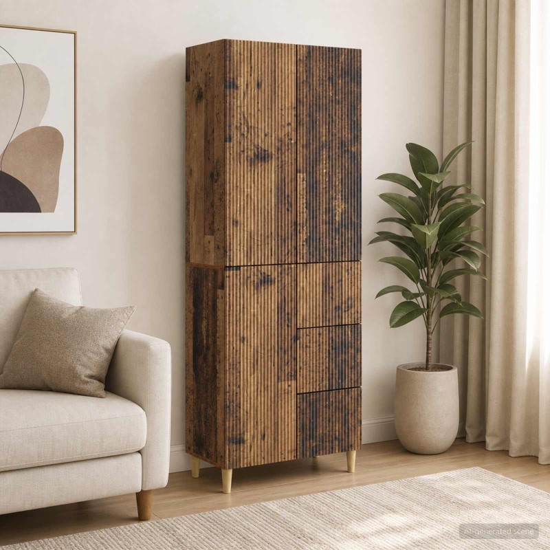Ensemble de Meubles 2 pcs 66 x 34,5 x 90 cm Bois d'ingénierie 615339615339