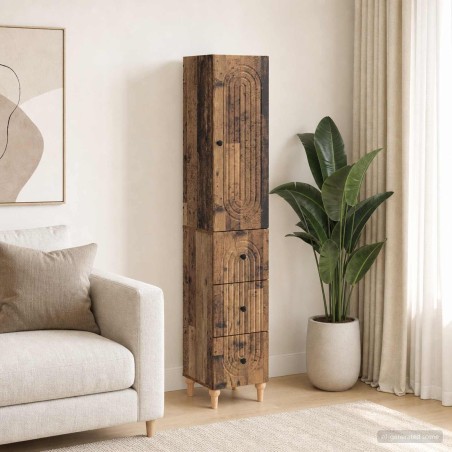 Ensemble de Meubles 2 pcs 33 x 34,5 x 90 cm Bois d'ingénierie 615340615340