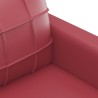 Ensemble de canapés 3 pcs et coussins Rouge bordeaux Similicuir 615348615348