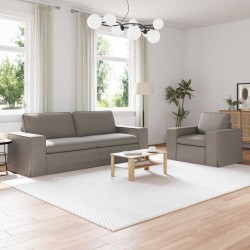 Ensemble de Canapés 2 pcs Taupe 222 x 80 x 82 cm tissu 615349615349