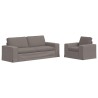 Ensemble de Canapés 2 pcs Taupe 222 x 80 x 82 cm tissu 615349615349