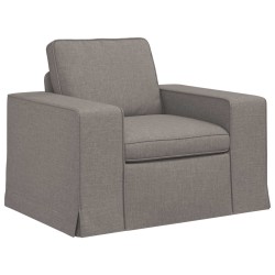 Ensemble de Canapés 2 pcs Taupe 222 x 80 x 82 cm tissu 615349615349