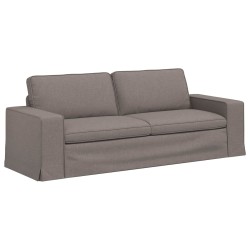 Ensemble de Canapés 2 pcs Taupe 222 x 80 x 82 cm tissu 615349615349