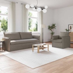 Ensemble de Canapés 2 pcs Taupe 196 x 82 x 85 cm Tissu 615350615350