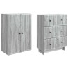 Ensemble de Meubles 2 pcs 66 x 34,5 x 90 cm Bois d'ingénierie 615361615361