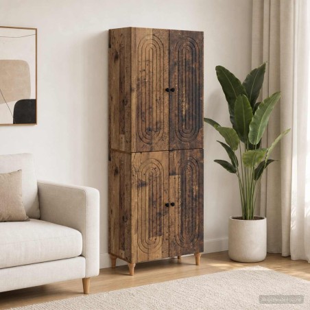 Ensemble de Meubles 2 pcs 66 x 34,5 x 90 cm Bois d'ingénierie 615366615366
