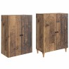 Ensemble de Meubles 2 pcs 66 x 34,5 x 90 cm Bois d'ingénierie 615366615366