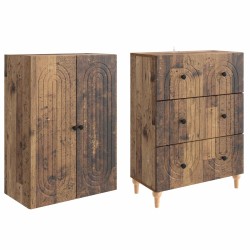 Ensemble de Meubles 2 pcs 66 x 34,5 x 90 cm Bois d'ingénierie 615381615381