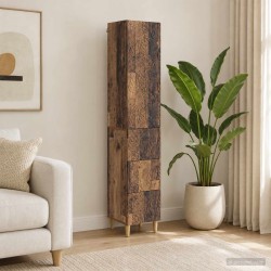 Ensemble de Meubles 2 pcs Bois ancien 33 x 34,5 x 90 cm 615384615384