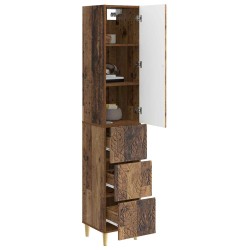 Ensemble de Meubles 2 pcs Bois ancien 33 x 34,5 x 90 cm 615384615384