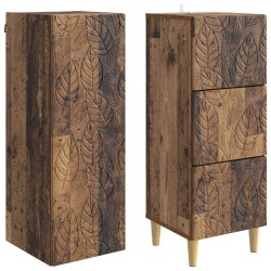 Ensemble de Meubles 2 pcs Bois ancien 33 x 34,5 x 90 cm 615384615384