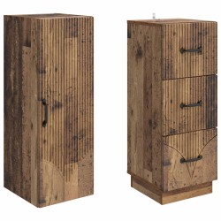 Ensemble de Meubles 2 pcs Bois ancien 33 x 34,5 x 87 cm 615385615385
