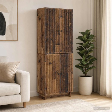 Ensemble de Meubles 2 pcs Bois ancien 66 x 34,5 x 90 cm 615387615387