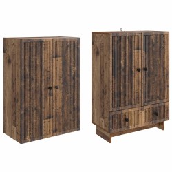 Ensemble de Meubles 2 pcs Bois ancien 66 x 34,5 x 95 cm 615395615395