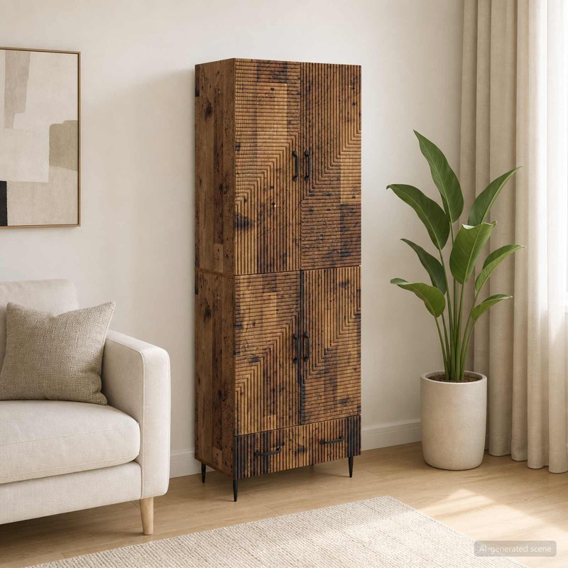 Ensemble de Meubles 2 pcs 66 x 34,5 x 95 cm Bois d'ingénierie 615399615399
