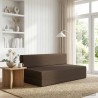 Canapé-lit pliable Taupe 152 x 86,5 x 60 cm Tissu 615414615414