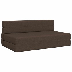 Canapé-lit pliable Taupe 152 x 86,5 x 60 cm Tissu 615414615414
