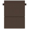 Canapé-lit pliable Taupe 152 x 86,5 x 60 cm Tissu 615414615414