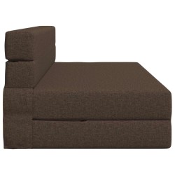 Canapé-lit pliable Taupe 152 x 86,5 x 60 cm Tissu 615414615414