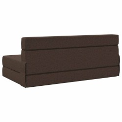 Canapé-lit pliable Taupe 152 x 86,5 x 60 cm Tissu 615414615414
