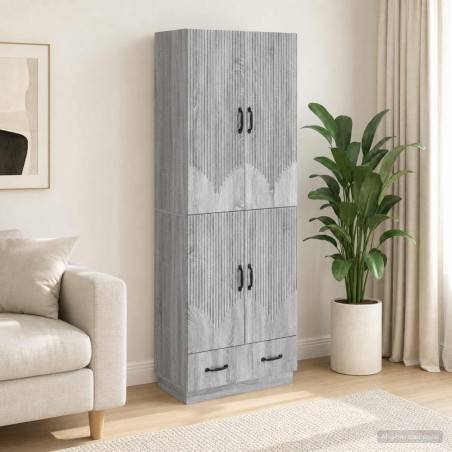Ensemble de Meubles 2 pcs Sonoma gris Bois d'ingénierie 615415615415