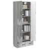 Ensemble de Meubles 2 pcs Sonoma gris Bois d'ingénierie 615415615415