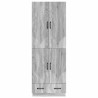 Ensemble de Meubles 2 pcs Sonoma gris Bois d'ingénierie 615415615415