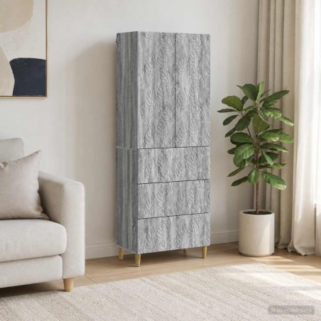 Ensemble de Meubles 2 pcs Sonoma gris 66 x 34,5 x 90 cm 615416615416