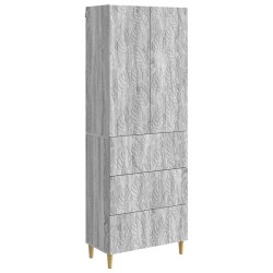 Ensemble de Meubles 2 pcs Sonoma gris 66 x 34,5 x 90 cm 615416615416