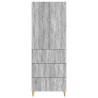 Ensemble de Meubles 2 pcs Sonoma gris 66 x 34,5 x 90 cm 615416615416