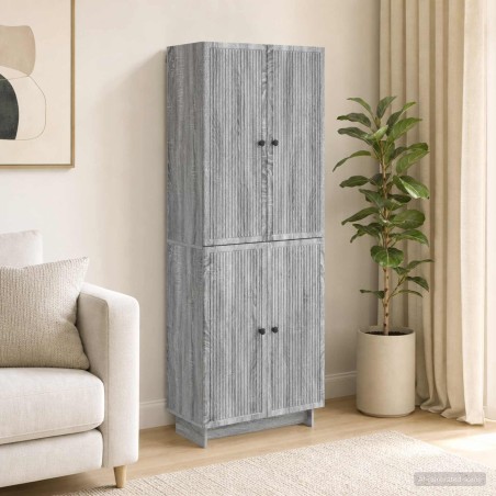 Ensemble de Meubles 2 pcs Sonoma gris 66 x 34,5 x 90 cm 615417615417