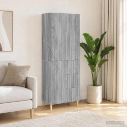 Ensemble de Meubles 2 pcs Sonoma gris 66 x 34,5 x 90 cm 615418615418
