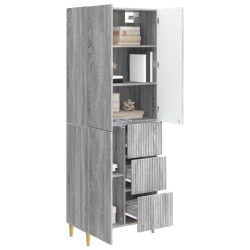 Ensemble de Meubles 2 pcs Sonoma gris 66 x 34,5 x 90 cm 615418615418