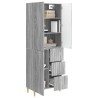 Ensemble de Meubles 2 pcs Sonoma gris 66 x 34,5 x 90 cm 615418615418