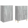 Ensemble de Meubles 2 pcs Sonoma gris 66 x 34,5 x 90 cm 615418615418