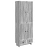 Ensemble de Meubles 2 pcs Sonoma gris 66 x 34,5 x 95 cm 615419615419