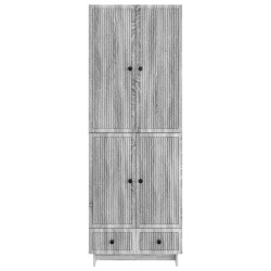 Ensemble de Meubles 2 pcs Sonoma gris 66 x 34,5 x 95 cm 615419615419