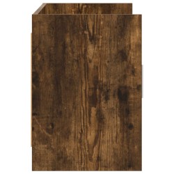 Meuble TV 102 x 33 x 47 cm Chêne fumé Bois d'ingénierie 615421615421