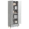 Ensemble de Meubles 2 pcs Sonoma gris Bois d'ingénierie 615423615423