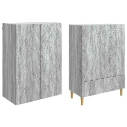 Ensemble de Meubles 2 pcs Sonoma gris Bois d'ingénierie 615423615423