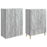 Ensemble de Meubles 2 pcs Sonoma gris Bois d'ingénierie 615423615423